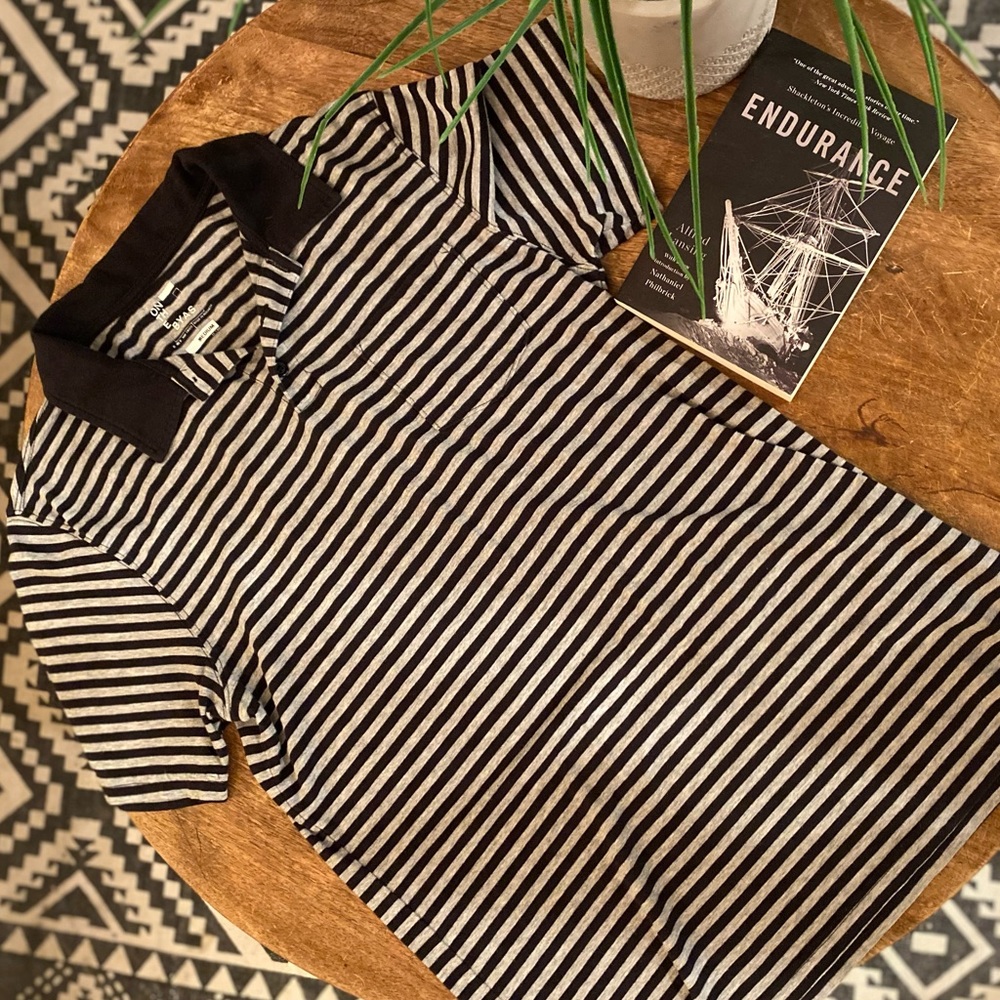 Classy Striped Polo Super Comfortable Great Condition